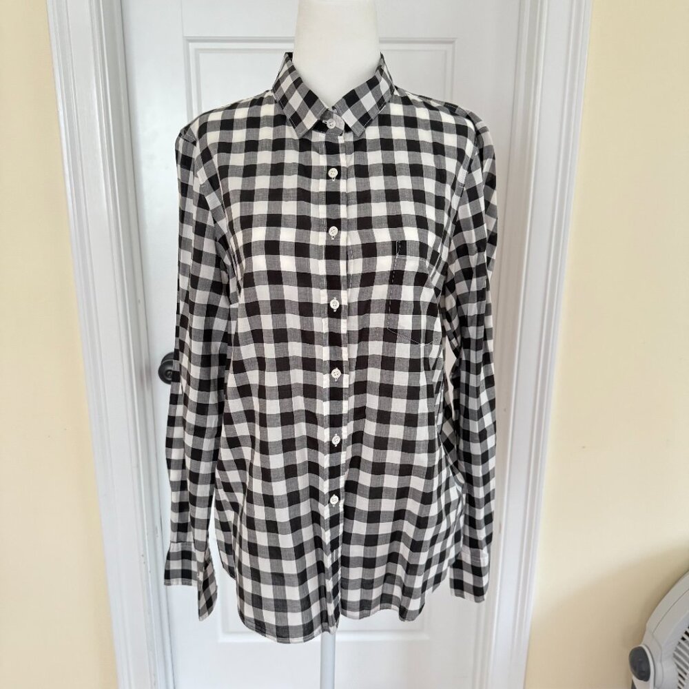 J.Crew Cotton Plaid Button Up